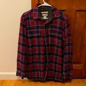 L.L Bean Fleeced Lined Flannel